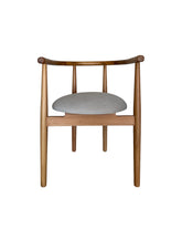 Oblix stoel van massief hout met eigentijdse ronde buigingen, Scandinavisch design voor woonkamer, slaapkamer of kantoor